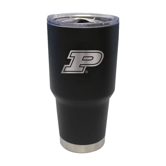 NCAA Purdue Boilermakers 30 ounce Stainless Steel Tumbler in Team Color with Team Logo
