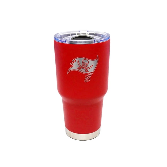 NFL Tampa Bay Buccaneers 30 ounce Stainless Steel Tumbler in Team Color with Team Logo