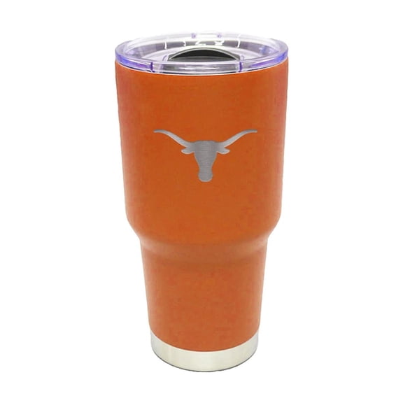 NCAA Texas Longhorns 30 ounce Stainless Steel Tumbler in Team Color with Team Logo