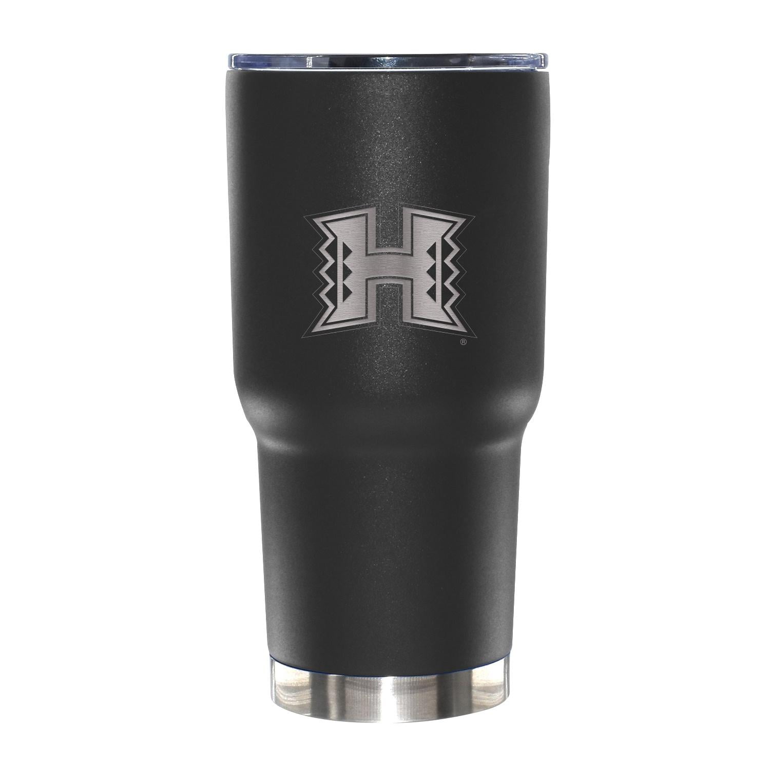 NCAA Hawaii Rainbow Warriors 30 ounce Stainless Steel Tumbler in Alternate Team Color with Team Logo