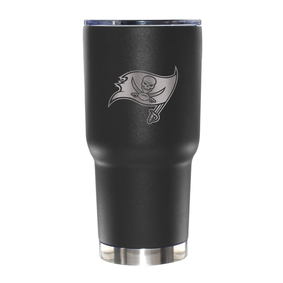 NFL Tampa Bay Buccaneers 30 ounce Stainless Steel Tumbler in Alternate Team Color with Team Logo