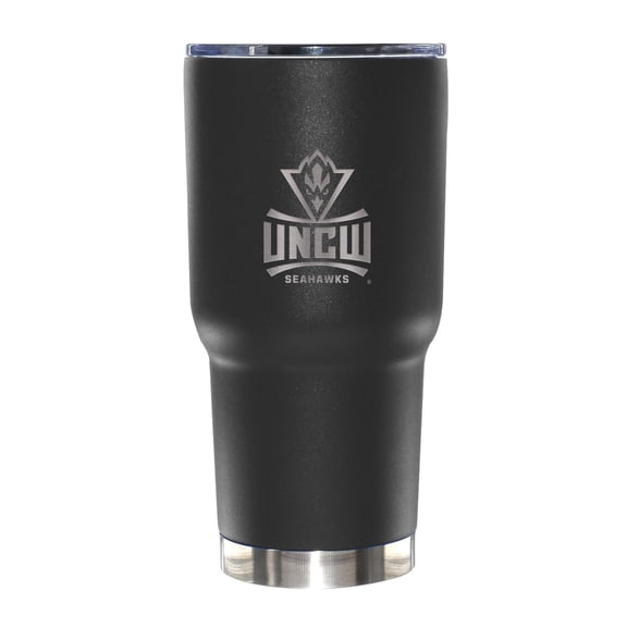 NCAA UNC Wilmington Seahawks 30 ounce Stainless Steel Tumbler in Alternate Team Color with Team Logo