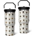 thumbnail image 1 of 30 oz Bee Tumbler with Handle Gifts for Bee Lover 30oz Stainless Steel Travel Cup Mug Water Bottle, 1 of 1