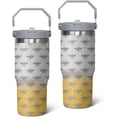 thumbnail image 1 of 30 oz Bee Tumbler with Handle Gifts for Bee Lover 30oz Stainless Steel Travel Cup Mug Water Bottle, 1 of 1