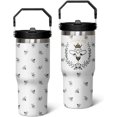 thumbnail image 1 of 30 oz Bee Tumbler with Handle Gifts for Bee Lover 30oz Stainless Steel Travel Cup Mug Water Bottle, 1 of 1
