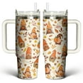 thumbnail image 1 of 30 oz Fall Gnome Tumbler with Handle Holiday Gift for Friends Family, 1 of 1