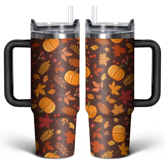 30 oz Fall Tumbler with Handle