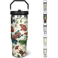 thumbnail image 1 of 30 oz Frog Tumbler With Handle and Straw, 30oz Frog Flip Straw Tumbler Insulated Coffee Travel Mugs Cup Water Bottle Frog Gifts for Frog Lovers Women Girls, 1 of 6