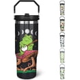 thumbnail image 1 of 30 oz Frog Tumbler With Handle and Straw, 30oz Frog Flip Straw Tumbler Insulated Coffee Travel Mugs Cup Water Bottle Frog Gifts for Frog Lovers Women Girls, 1 of 6