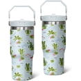 thumbnail image 1 of 30 oz Frog Tumbler with Handle Gifts for Frog Lover 30oz Stainless Steel Travel Cup Mug Water Bottle, 1 of 1