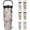 thumbnail image 1 of 30 oz Horse Tumbler With Handle and Straw, 30oz Horse Flip Straw Tumbler Insulated Coffee Travel Mugs Cup Water Bottle Horse Gifts for Horse Lovers Women Girls, 1 of 6