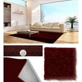 thumbnail image 1 of 30 oz Soft and Cozy Area Rugs 1/2" Thick Cut Pile Polyester Material. Many Sizes Available (Color: Crimson ), 1 of 6