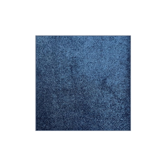 Koeckritz Rugs Dyersburg Darkest Denim Navy Cut Pile Indoor Area Rug, 5' x 5'