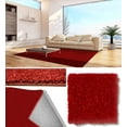 thumbnail image 1 of 30 oz Soft and Cozy Area Rugs 1/2" Thick Cut Pile Polyester Material. Many Sizes Available (Color: Real Red ), 1 of 5