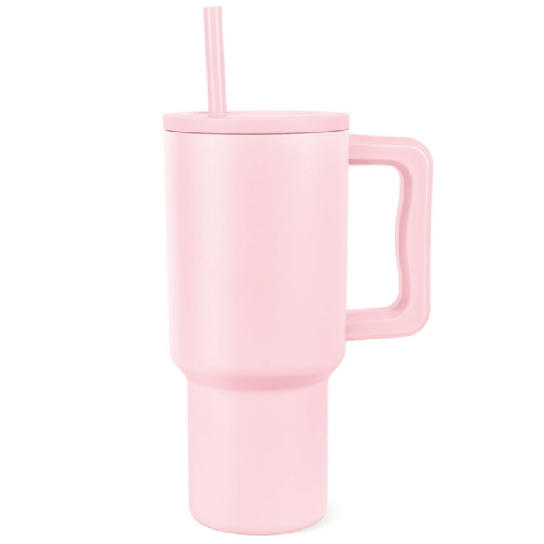 30 oz Tumbler with Handle and Straw Lid