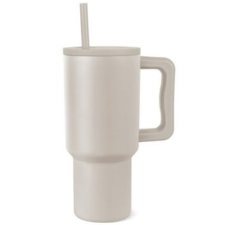 TKC Ceramic Coffee Mug with Lid, Reusable Insulated Ceramic Travel