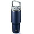 thumbnail image 1 of 30 oz Tumbler with Handle, Water Bottles with Straw Lid, Insulated Stainless Steel Travel Mug Cup Holder Friendly, Keep Drinks Cold or Hot for 48+ Hours, 1 of 7