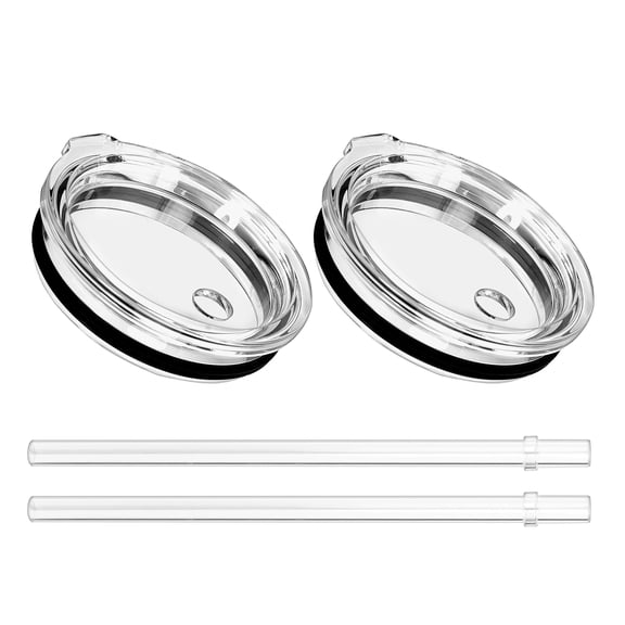 30 oz Tumbler Lid, Replacement Lids Compatible for YETI 30/32 oz Tumbler, 14 oz Mug and 35 oz Straw Mug, 2 Pack Travel Spill Proof Cup Lids Covers with Magnetic Slider Switch, BPA Free