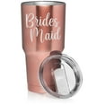 thumbnail image 1 of 30 oz Tumbler Stainless Steel Vacuum Insulated Travel Mug Cup Bridesmaid (Rose Gold), 1 of 1