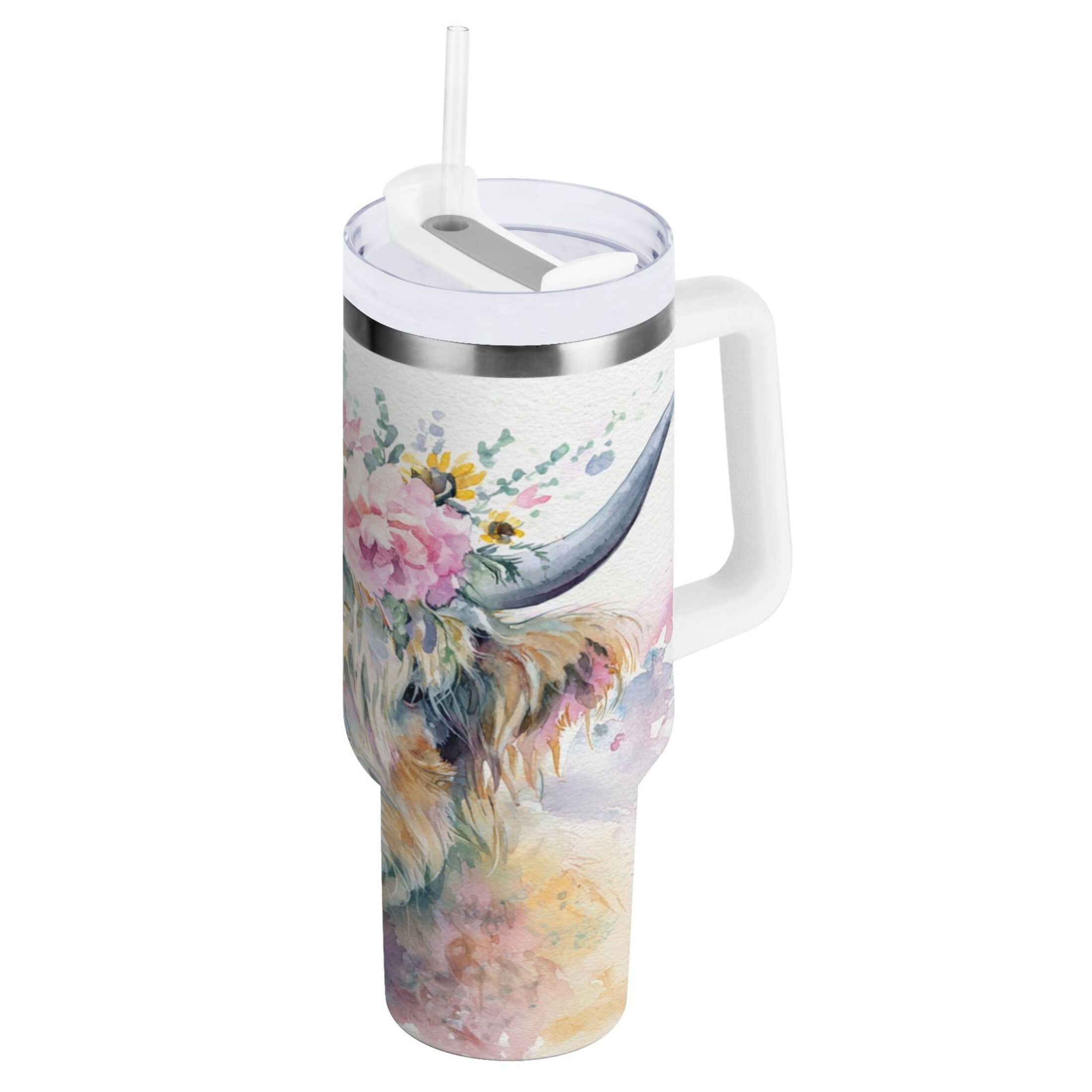 30 oz Tumbler With Handle Stainless Steel Insulated Tumbler With Lid ...