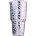 thumbnail image 1 of 30 oz Tumbler with Lid, Insulated Water Bottle Iced Coffee Mug, Cheetah Leopard Print Stainless Steel Double Wall Vacuum Thermal Cups Gifts Silver, 1 of 7
