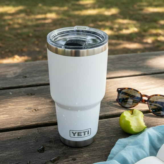 30 oz Vacuum Insulated Travel Mug with Stronghold Lid and handle