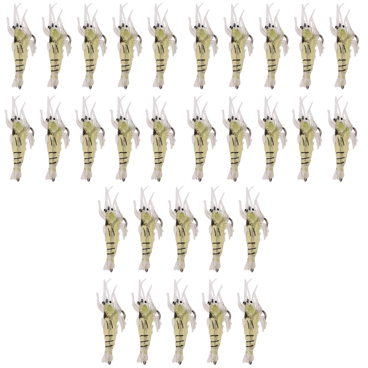 10PCS Shrimp Bait 4cm Simulation Soft Shrimp Lures With Hook | Shopee