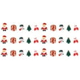 thumbnail image 1 of 30 pcs Christmas Resin Snowman Santa Claus Christmas Tree Candy Cane Miniature Ornaments Home Decoration DIY Accessories, 1 of 7