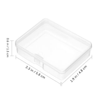 24 Pack Small Clear Plastic Storage Containers with Hinged Lids for  Organizing, Mini Beads Storage Containers Box for Jewelry, Hardware, Game  Pieces