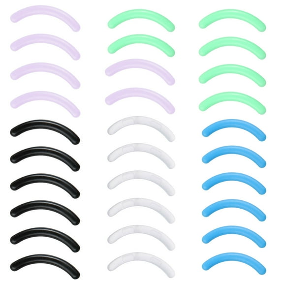 30 pcs Curler Refills Eyelash Curler Refill Pads Silicone Rubber Curler Replacement Refills Padstype:style1;