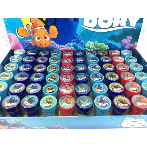 30 pcs Disney Finding Dory Self-inking Stamps Stampers Birthday Boys Girls Teen Party Favors