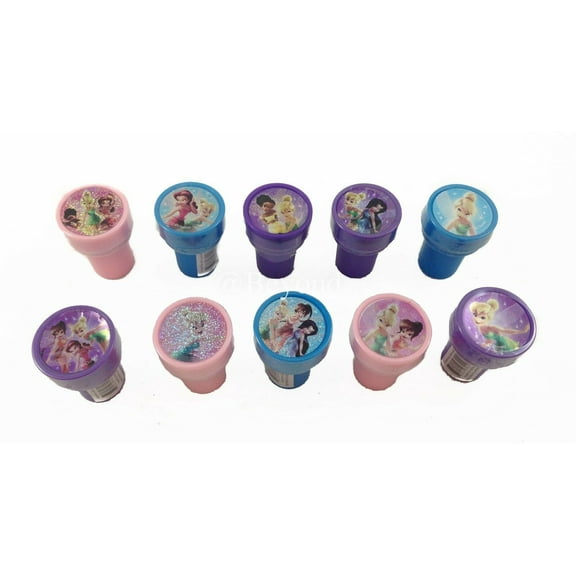 30 pcs Disney TinkerBell Self-inking Stamps Stampers Birthday Boys Girls Teen Party Favors