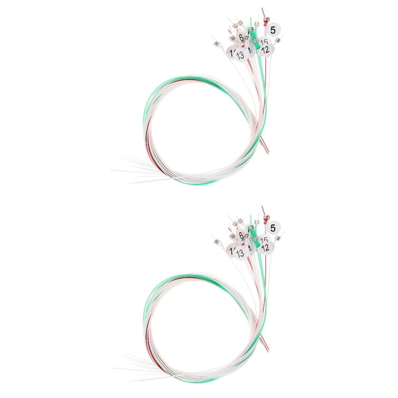 30 pcs  Lyre Strings Replacements Musical Instrument Accessories Lyre Brass Strings