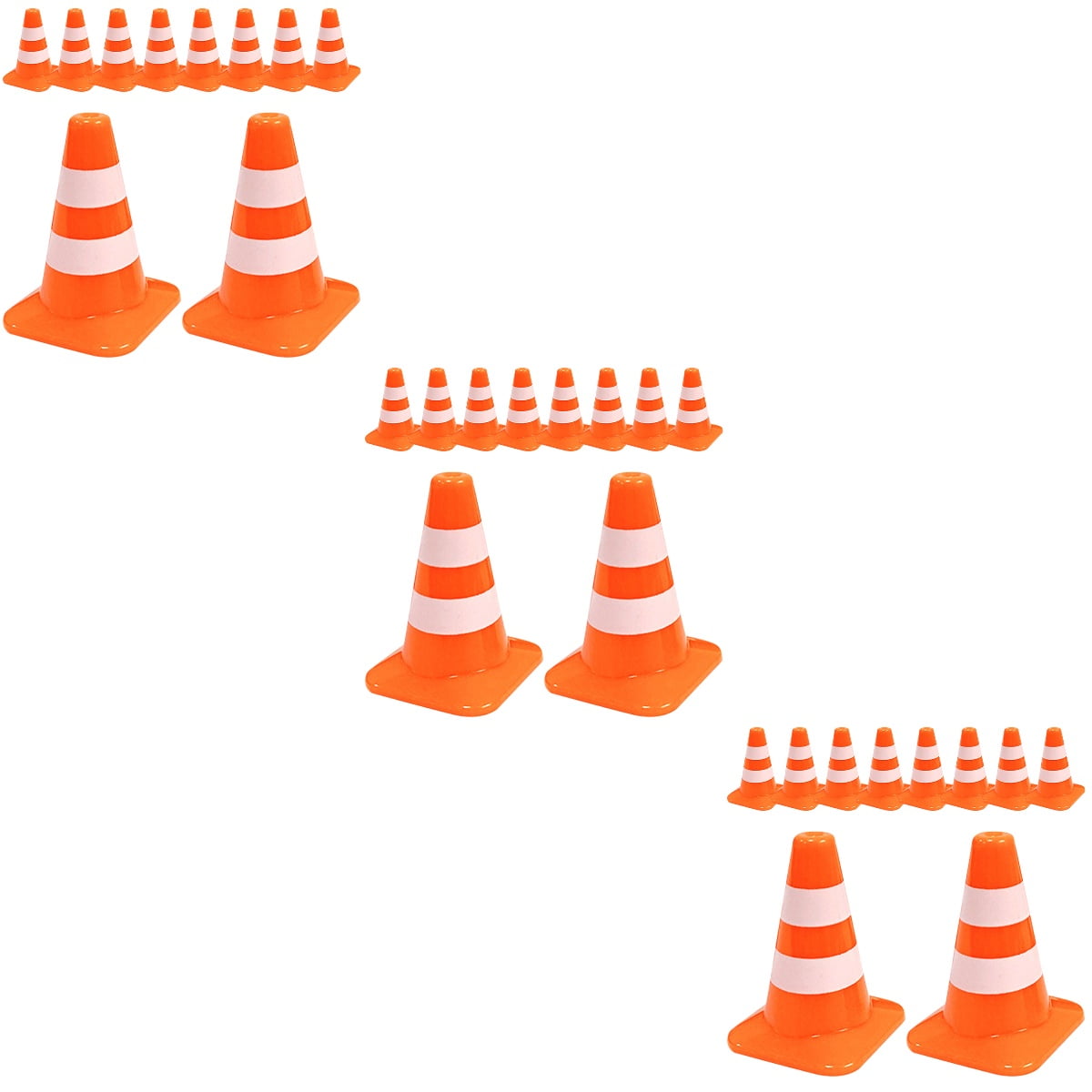 30 pcs Mini Traffic Cones Models Sand Table Traffic Cones Models Small ...