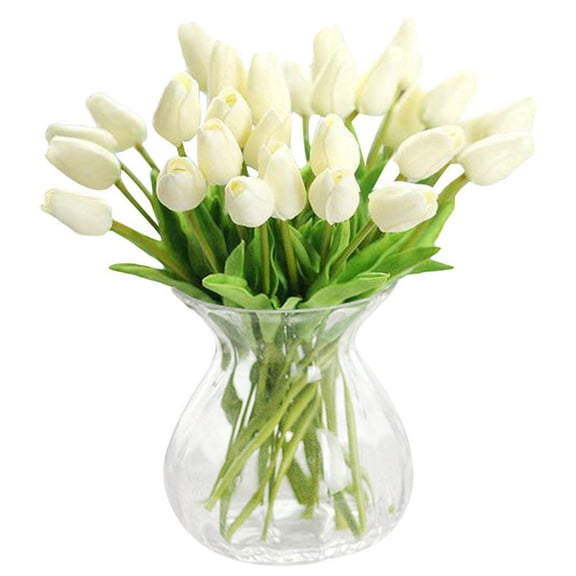 30 pcs Real-touch Artificial Tulip Flowers Home Wedding Party Decor