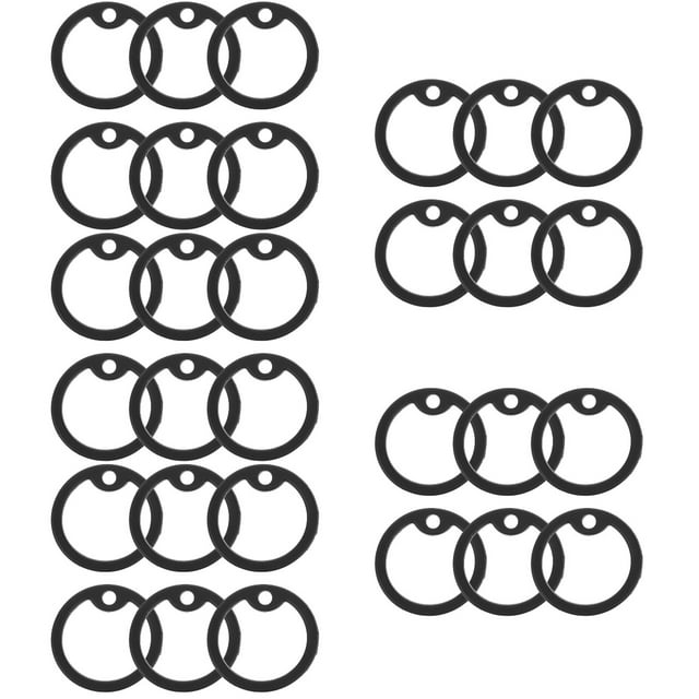 30 pcs Silicone Pet Tag Silencers Name Tag Rings Convenient Dog Collar