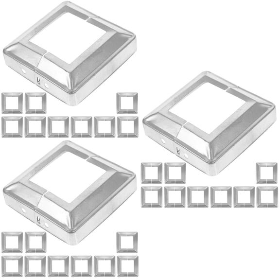 30 pcs  Split Fence Post Caps Post Covers Post Trim for Hand And Stair Rails