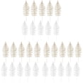 thumbnail image 1 of 30 pcs Xmas Decor Simulation Leaf Adornment Lifelike Leaf Ornment Photography Props for Party Home Decoration (Golden + Silver), 1 of 4
