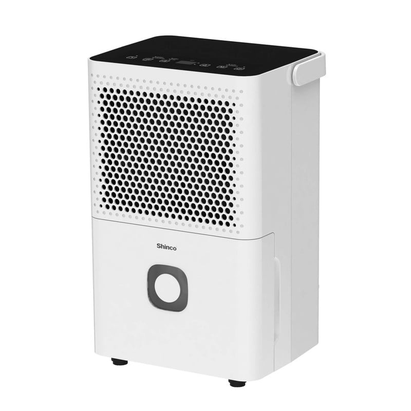 30 pt. 1,500 sq.ft. Portable Dehumidifier in White with Auto Defrost, Activated Carbon Filter, Timer, Automatic Shutoff