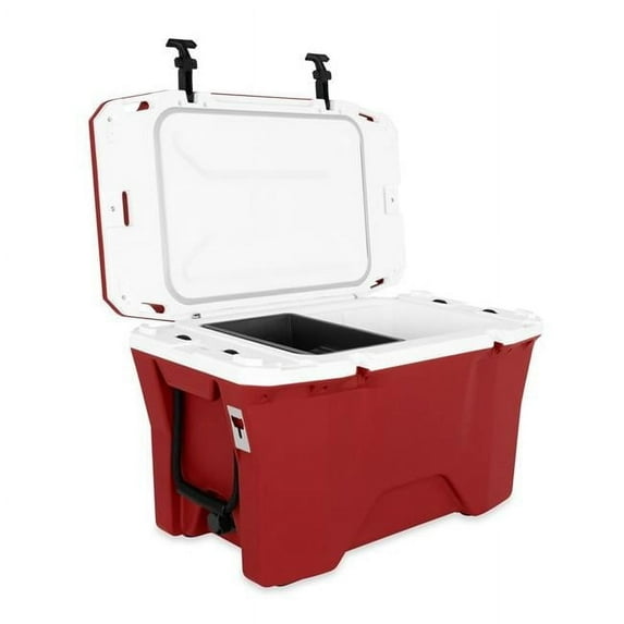 30 qt. College Crimson 201 White Currituck Cooler
