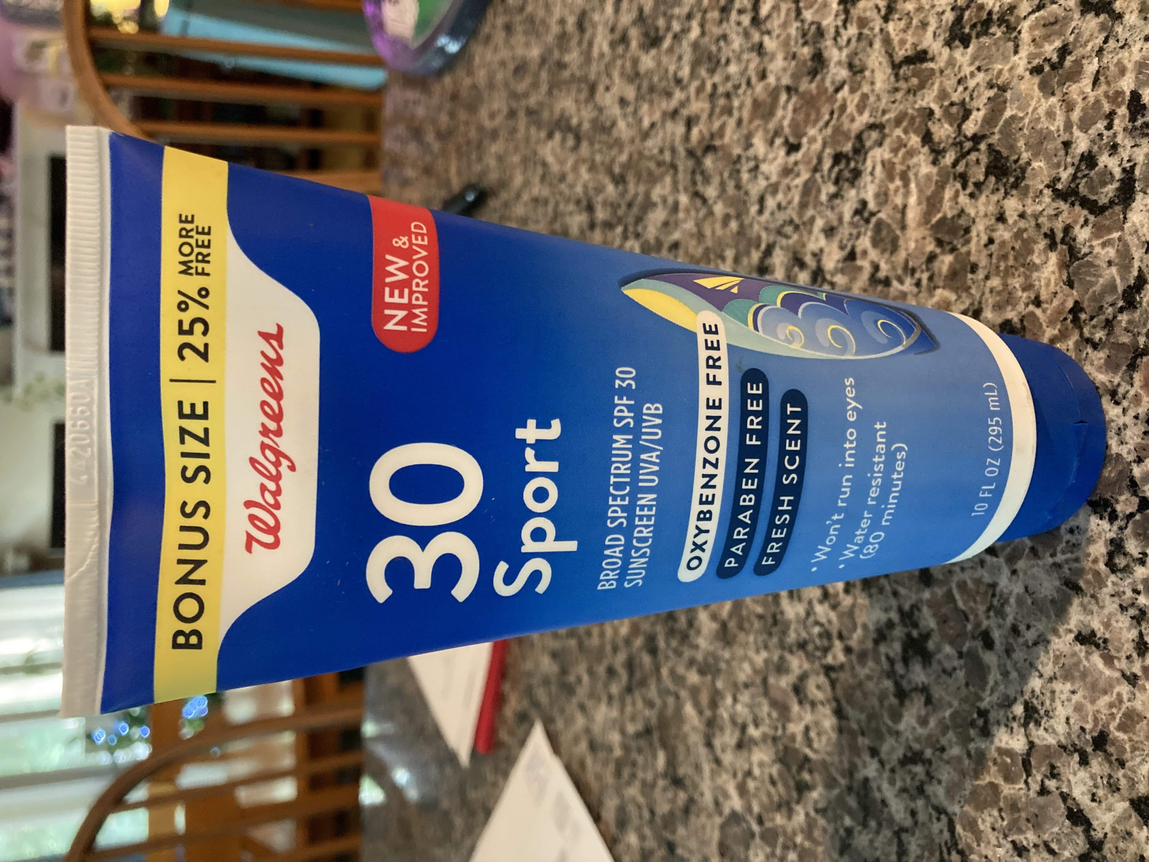 30 sport walgreens spf 30 sunscreen uva/uvb