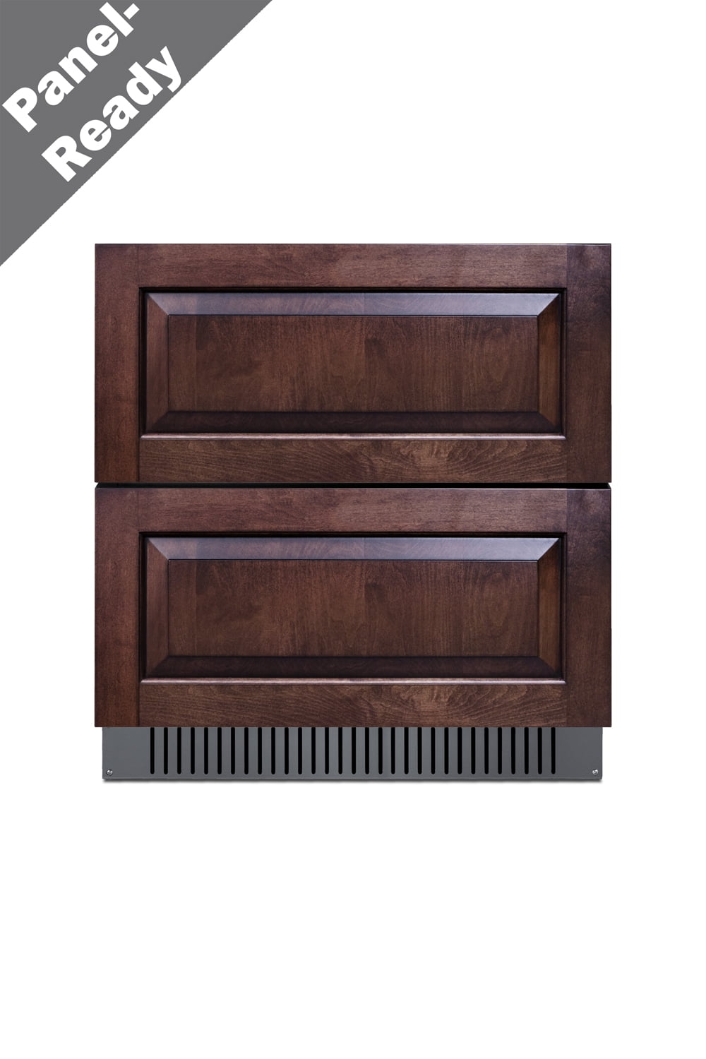 30" wide 2-drawer built-in ADA compliant all-refrigerator designed for indoor or outdoor use with panel-ready fully finished stainless steel drawer fronts, approved for residential and commercial use