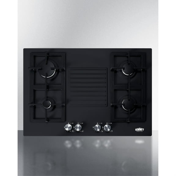 SUMMIT 30" Wide 4-Burner Gas Cooktop