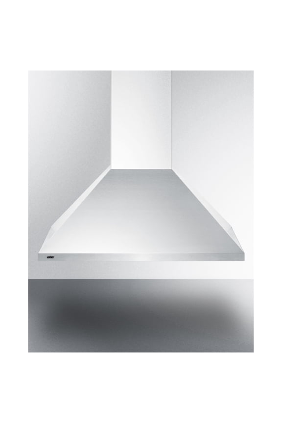 30" wide European style convertible wall-mount range hood in stainless steel