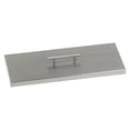 thumbnail image 1 of 30 x 10 in. Stainless Steel Cover for Rectangular Drop-In Fire Pit Pan, 1 of 1