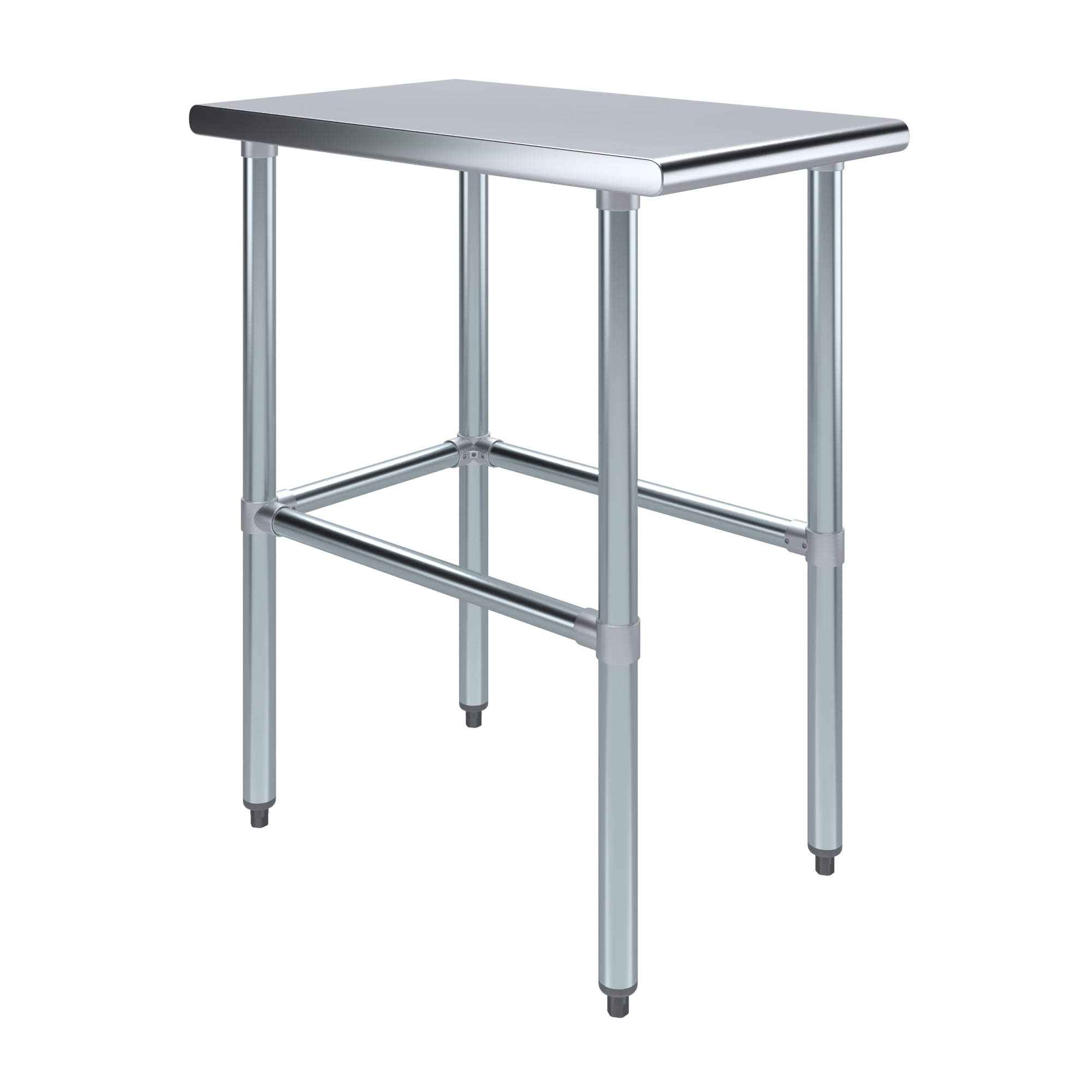 30" Stainless Steel Work Table with Galvanized Steel Legs