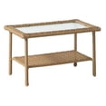 thumbnail image 1 of 30 x 18 x 18 in. Palmaro Square Glass Coffee Table - Tan, 1 of 1
