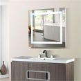 thumbnail image 1 of 30 x 2.4 x 27 in. Rectangular LED Bordered Illuminated Mirror with Bluetooth Speakers, 1 of 1