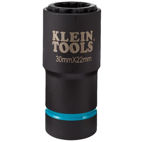 30 x 22 mm 2-in-1 12-Point Metric Impact Socket