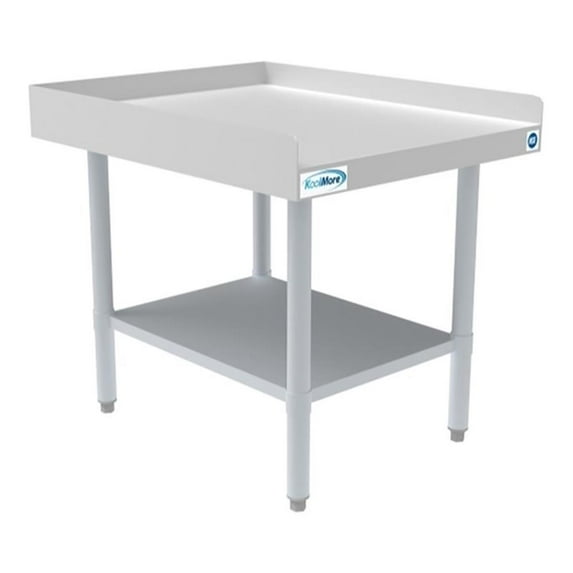 30" x 24" 16-Gauge Stainless Steel Equipment Stand with Galvanized Undershelf EQT-163024.